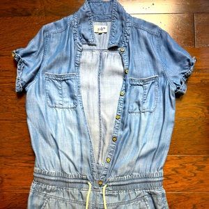Jolt Jean Romper Shorts (USED)